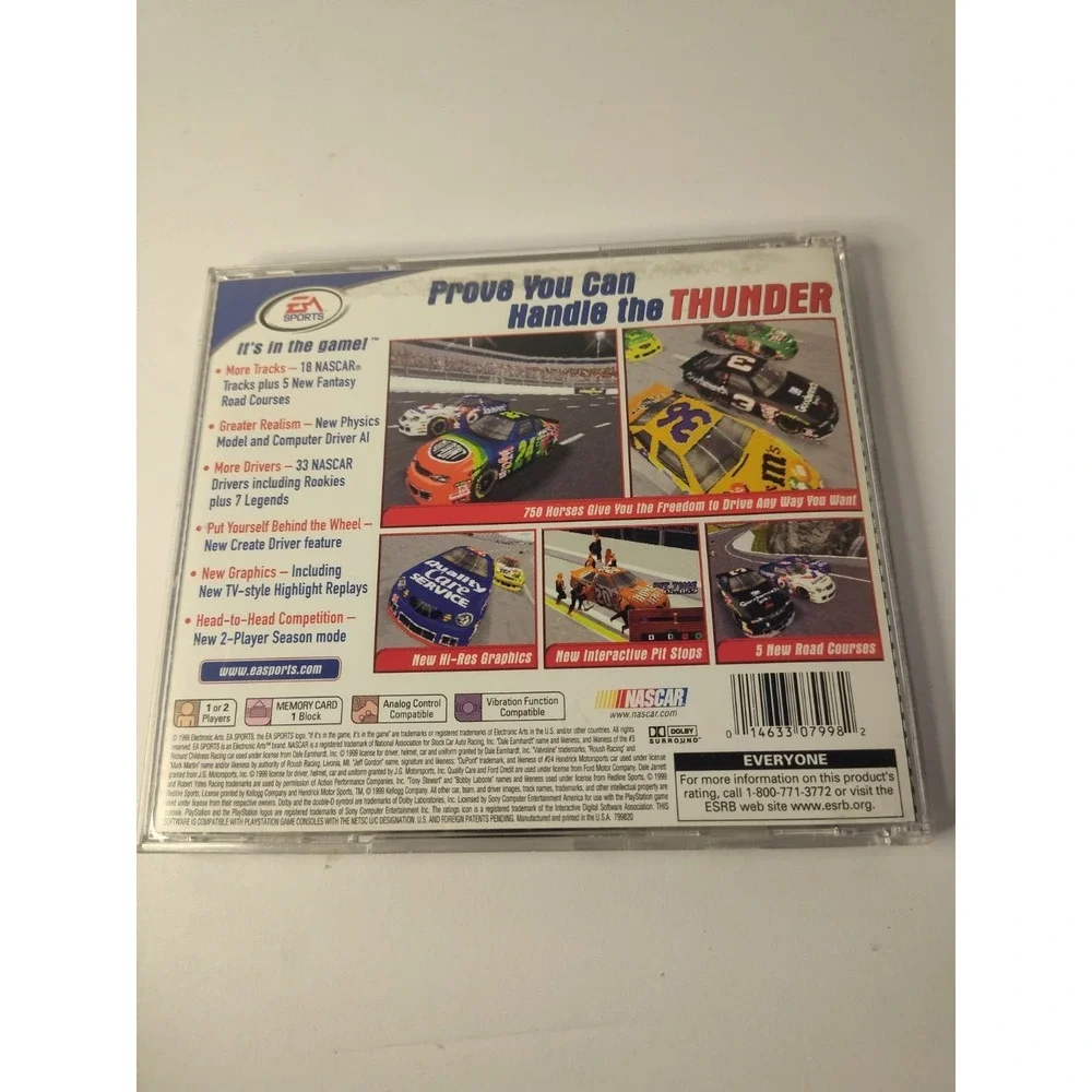 NASCAR 2000 Sony PlayStation 1, 2000, PS1) DISC ONLY